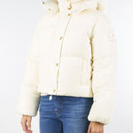 Piumino Milk in velluto con cappuccio PI82D56E2 DZ9 ELISABETTA FRANCHI 