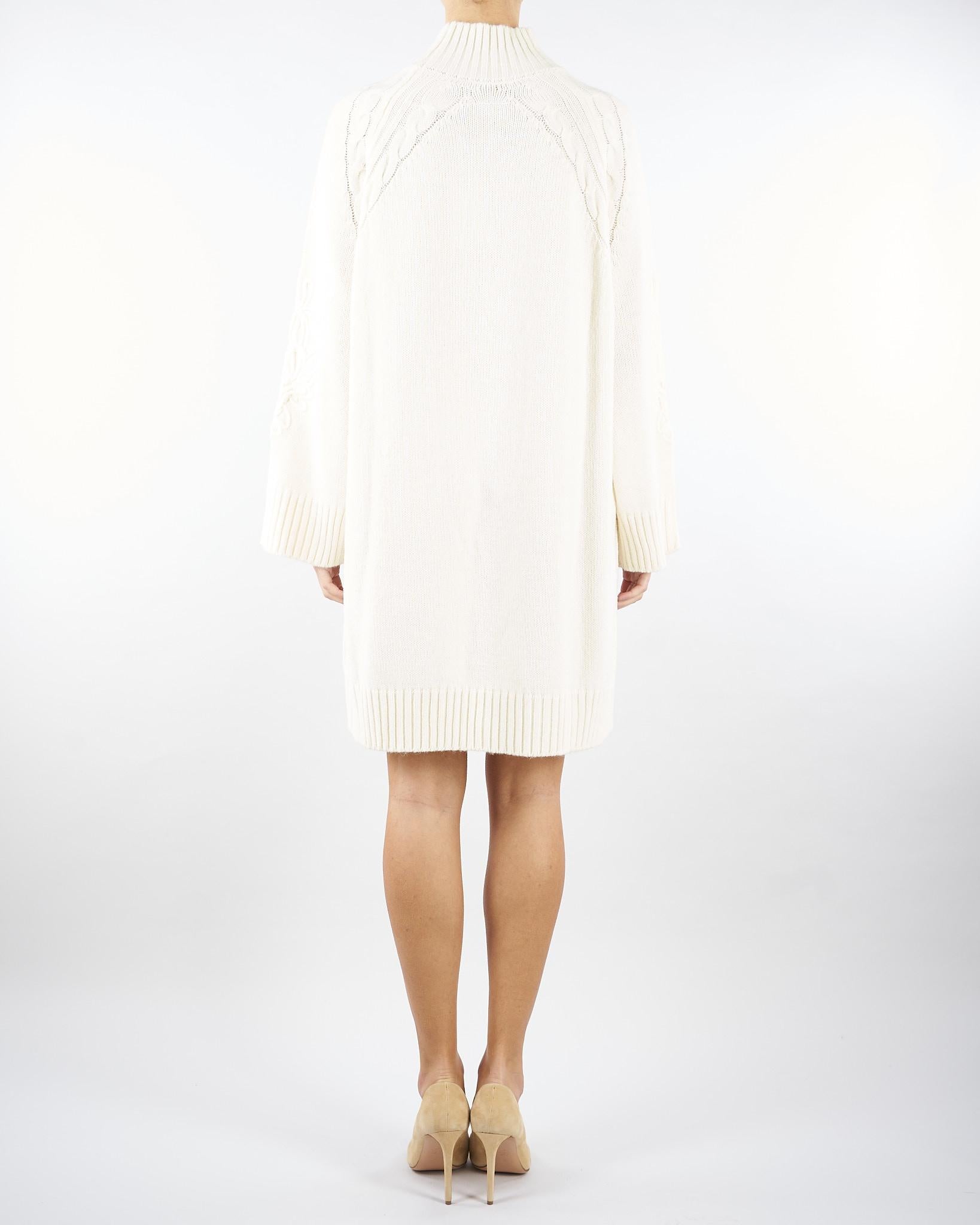 Abito Panna in maglia con ricami D47EQ011EA9 MF333 ERMANNO BY ERMANNO SCERVINO 