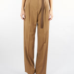 Pantalone Caramello in tela di lana BERGAMO 26 MAX MARA STUDIO 