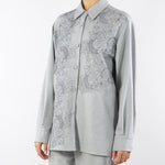 Camicia Grigio con ricamo in pizzo A3169719 7 CLIPS 