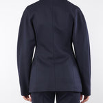 Giacca Blu gessata a tre bottoni TF0142 89 VICOLO 