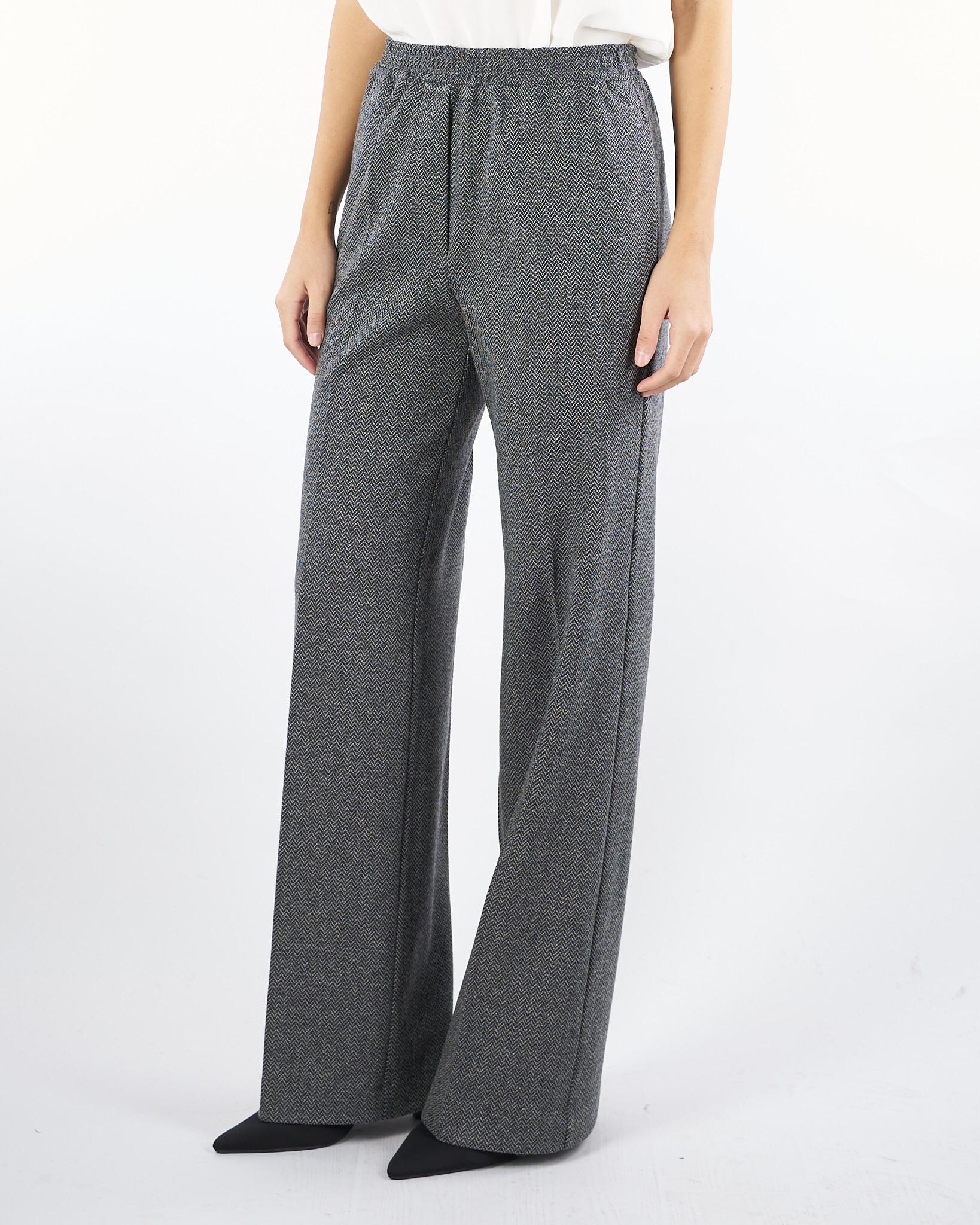 Pantalone Grigio  in jersey jacquard ZELMA 1 MAX MARA WEEKEND 