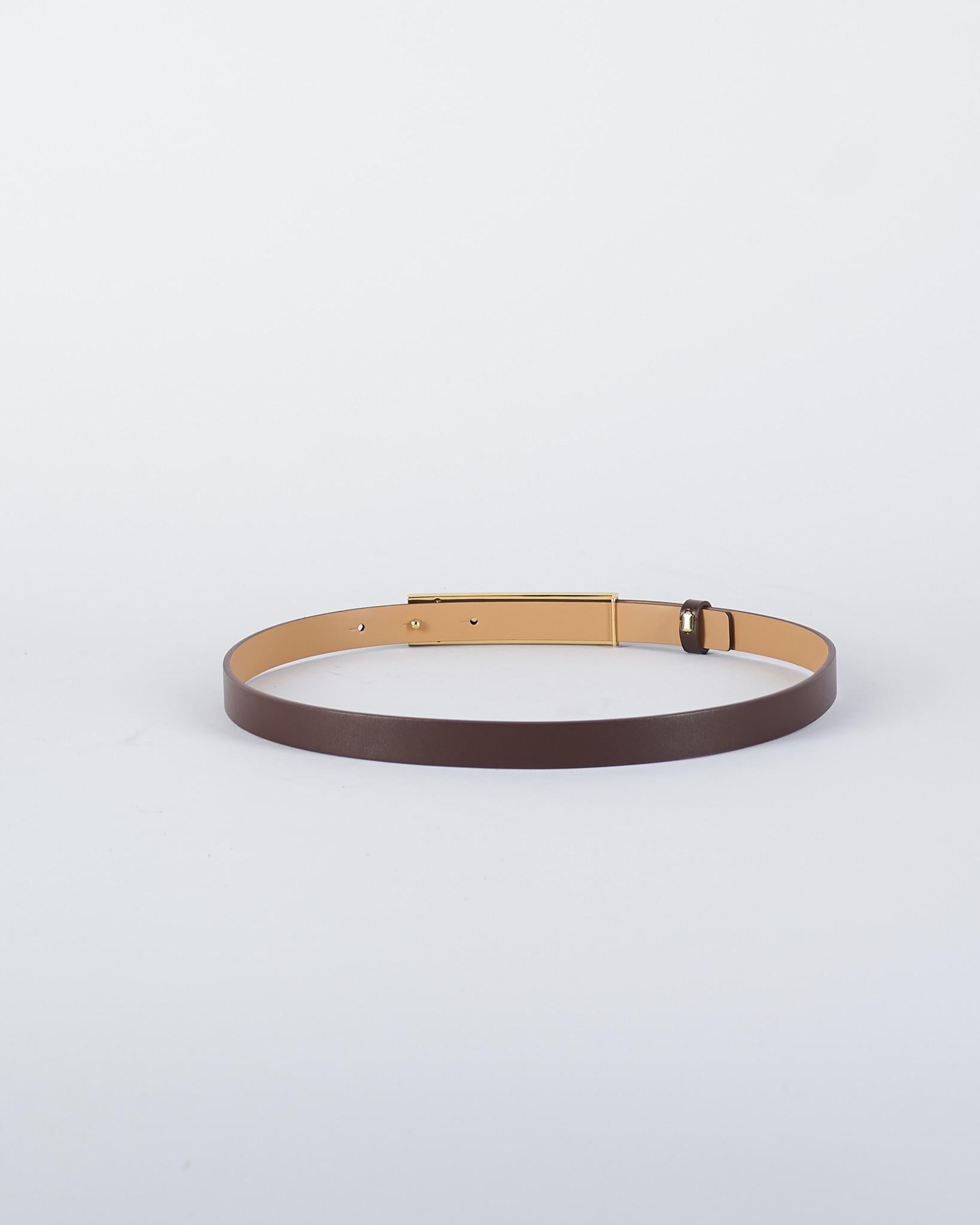 Cintura Coffee con fibbia logo CT76S56E2 EA3 ELISABETTA FRANCHI 