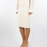 Gonna Milk con texture stampa cocco GO10856E2 DZ9 ELISABETTA FRANCHI 