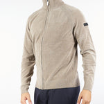 Maglia Beige Velvet Full Zip Knit W25134 87 RRD 