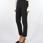 Pantalone Nero slim fit con elastico logato D47EP013E26 MF822 ERMANNO BY ERMANNO SCERVINO 