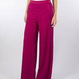 Pantalone Magenta palazzo con tasche