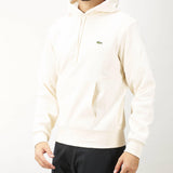 Felpa con cappuccio e logo Lacoste