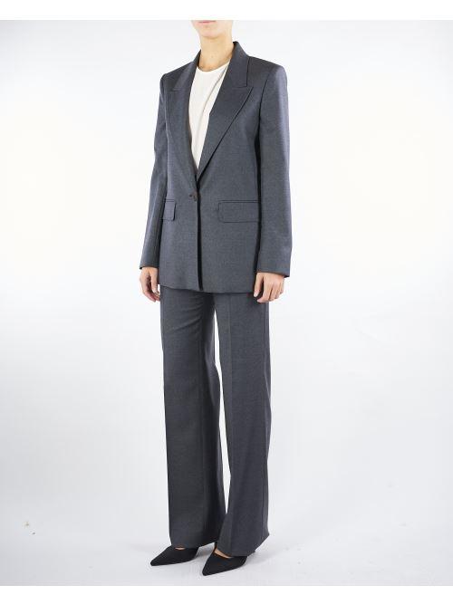 Pantalone Antracite in flanella stretch LAMBRO 3 MAX MARA STUDIO 