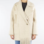 Cappotto Naturale con collo sciarpa TF0025 107 VICOLO 