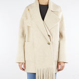 Cappotto Naturale con collo sciarpa TF0025 107 VICOLO 
