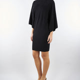 Abito Nero in maglia con ricamo D47EQ045EP2 MF099 ERMANNO BY ERMANNO SCERVINO 
