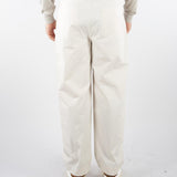 Pantalone Crema in cotone con elastico S6PKMAPA004 013 A PAPER KID 