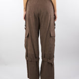 Pantalone Cargo Marrone wide leg PA255 80 BOHEMIAN VI 