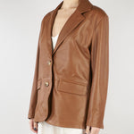 Blazer Cuoio in Vera Pelle TAB0178 66 VICOLO 