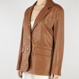 Blazer Cuoio in Vera Pelle TAB0178 66 VICOLO 