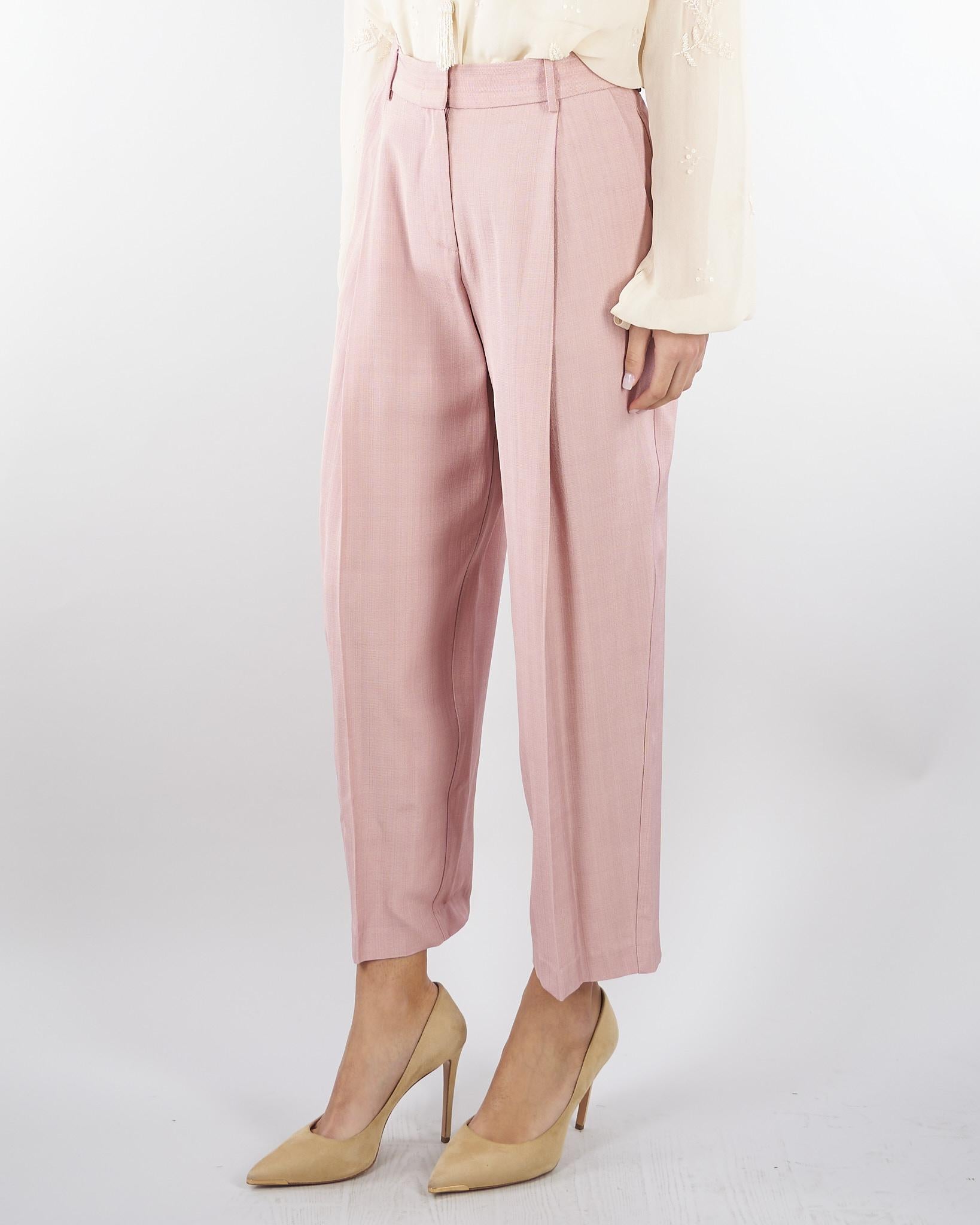Pantalone Rosa con pences M6PW00 423 MEIMEIJ 