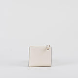 Portafoglio Burro con zip e placca logo