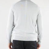 Cardigan Grigio Perla in maglia di viscosa LM26003 N049 LOW BRAND 