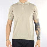 Polo Sabbia in filato di cotone