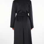 Cappotto Nero a vestaglia in lana BCOLLAG 13 MAX MARA STUDIO 