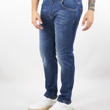 Jeans in denim con cinque tasche ROCCOVINTAGEC074D139 752 CAMOUFLAGE 