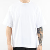 T-shirt loose fit in cotone pesante con ricamo Lacoste