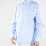 Camicia Celeste a righe in cotone CA3630 18 I'M BRIAN 