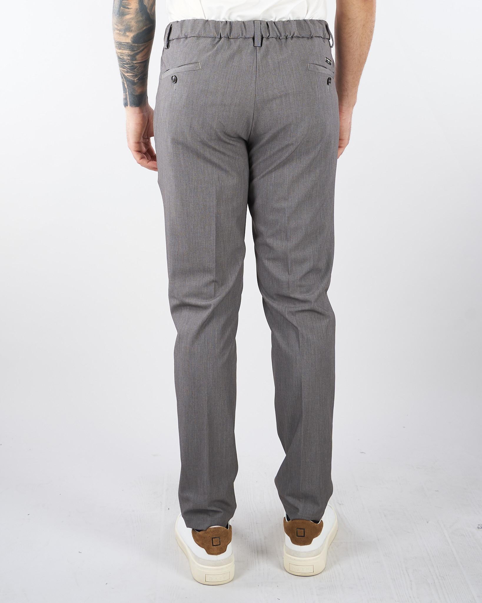 Pantalone Grigio con elastico in vita U7000G5417 73 UNGARO 