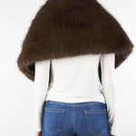 Stola Cioccolato in Ecopelliccia NS076 85 NO SECRETS 