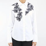 Camicia con ricamo in paillettes Ermanno by Ermanno Scervino