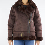 Giubbotto Moro Biker Effetto Scamosciato TF0091 69 VICOLO 