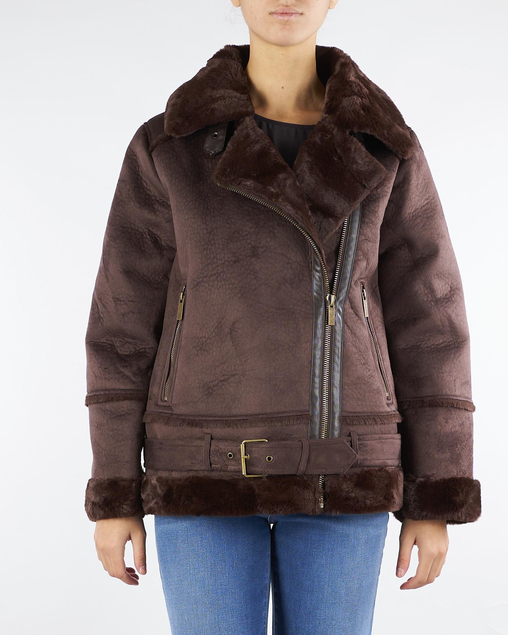 Giubbotto Moro Biker Effetto Scamosciato TF0091 69 VICOLO 