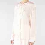 Blusa Cipria in seta con volant MSTEPICA 43 MAX MARA STUDIO 