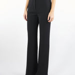 Pantalone Nero a zampa in cady ALABAMA 1 MAX MARA STUDIO 