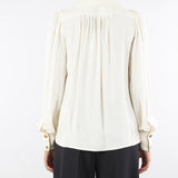 Camicia Milk in georgette con dettaglio gioiello CA12356E2 DZ9 ELISABETTA FRANCHI 