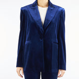 Blazer Blu in velluto ACTGC025GI1050 89 ACTUALEE 
