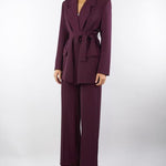 Pantalone Bordeaux cropped wide leg TF0360 38 VICOLO 