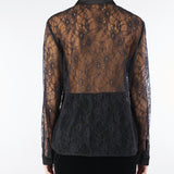 Camicia Nero in pizzo AT212 99 ATELIER LEGORA 