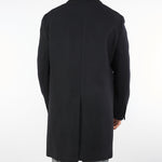 Cappotto Nero in lana doppiopetto 3932C4438C253738 99 MANUEL RITZ 