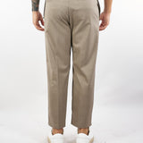 Pantalone Fango in fresco lana con elastico in vita XP3344 30 YES LONDON 
