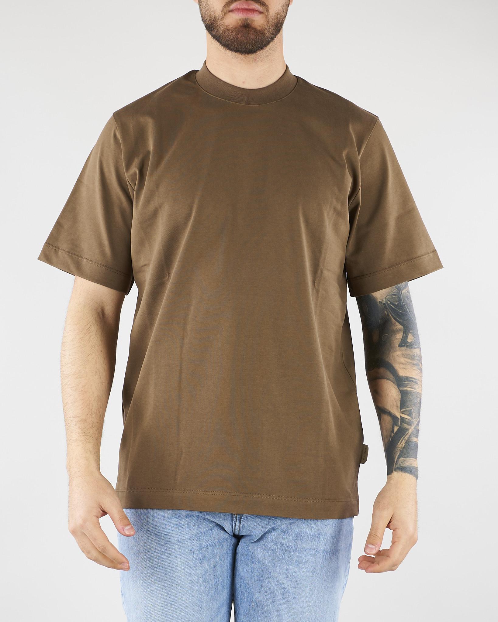 T-shirt Tortora in cotone pesante Relaxed fit XM4261 35 YES LONDON 