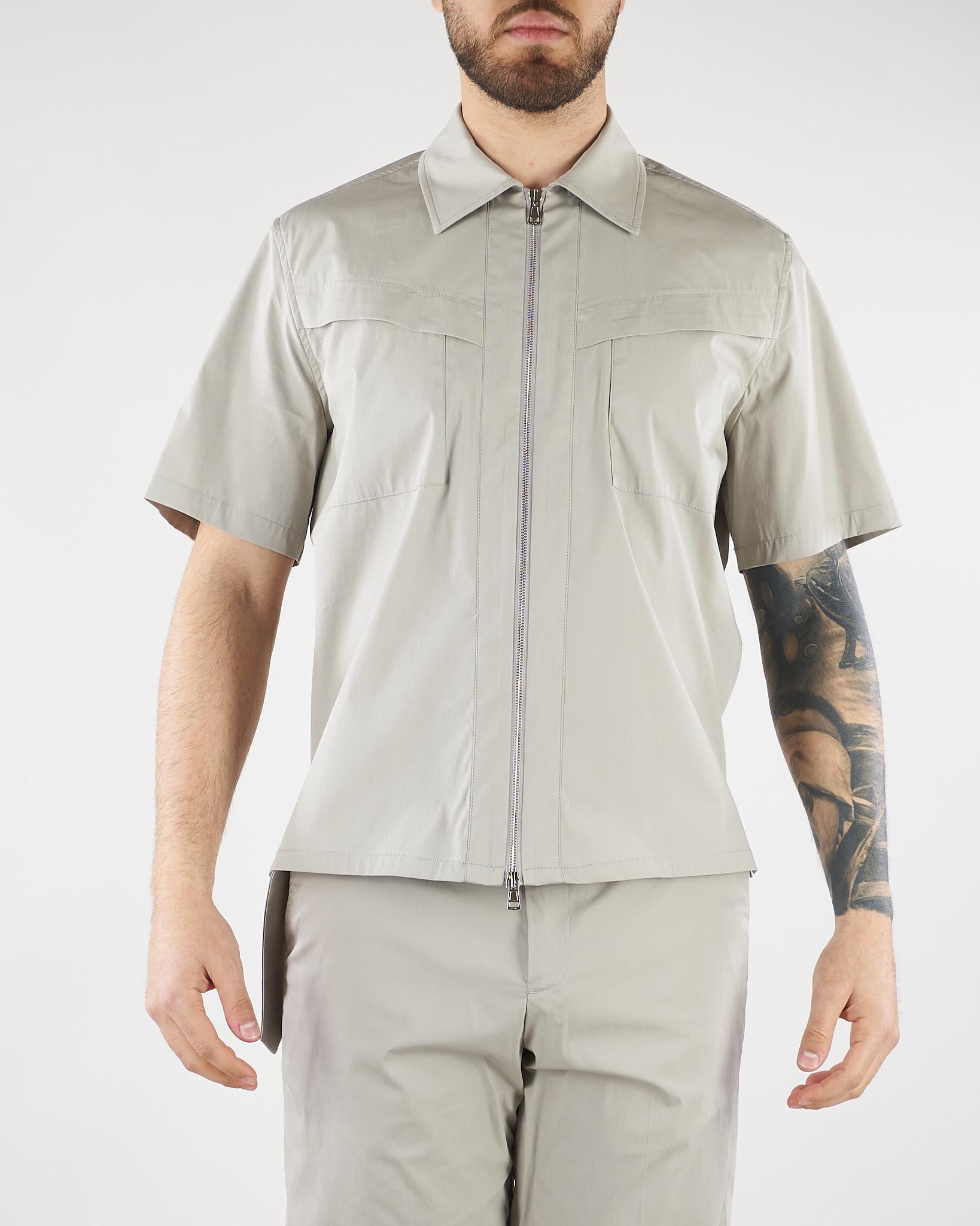 Camicia Calce con zip LH26012 N016 LOW BRAND 