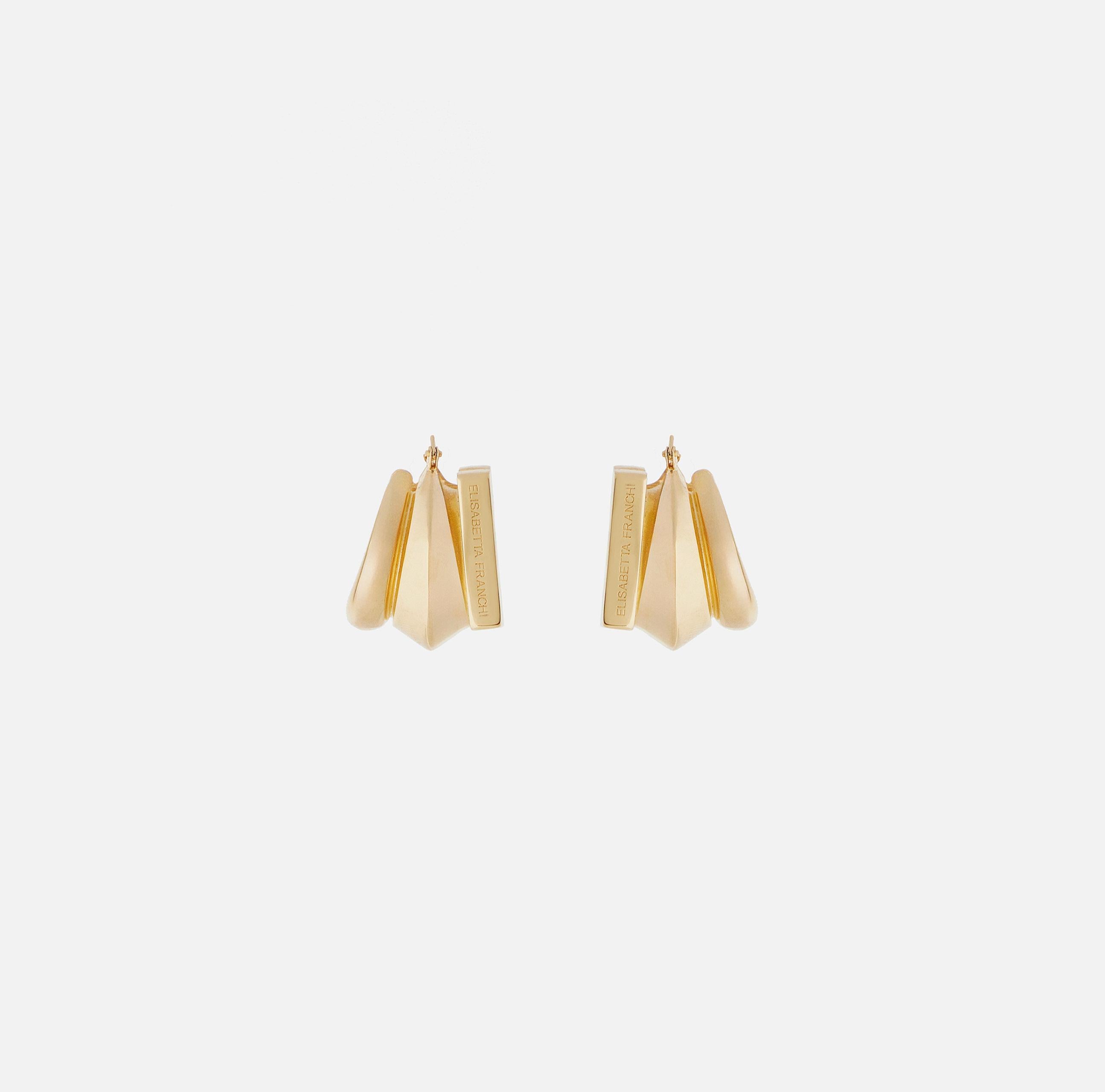 Orecchini con logo inciso OR05B61E2 U95 ELISABETTA FRANCHI 