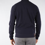 Maglia Blu Fleece Full Zip Knit 26112 60 RRD 