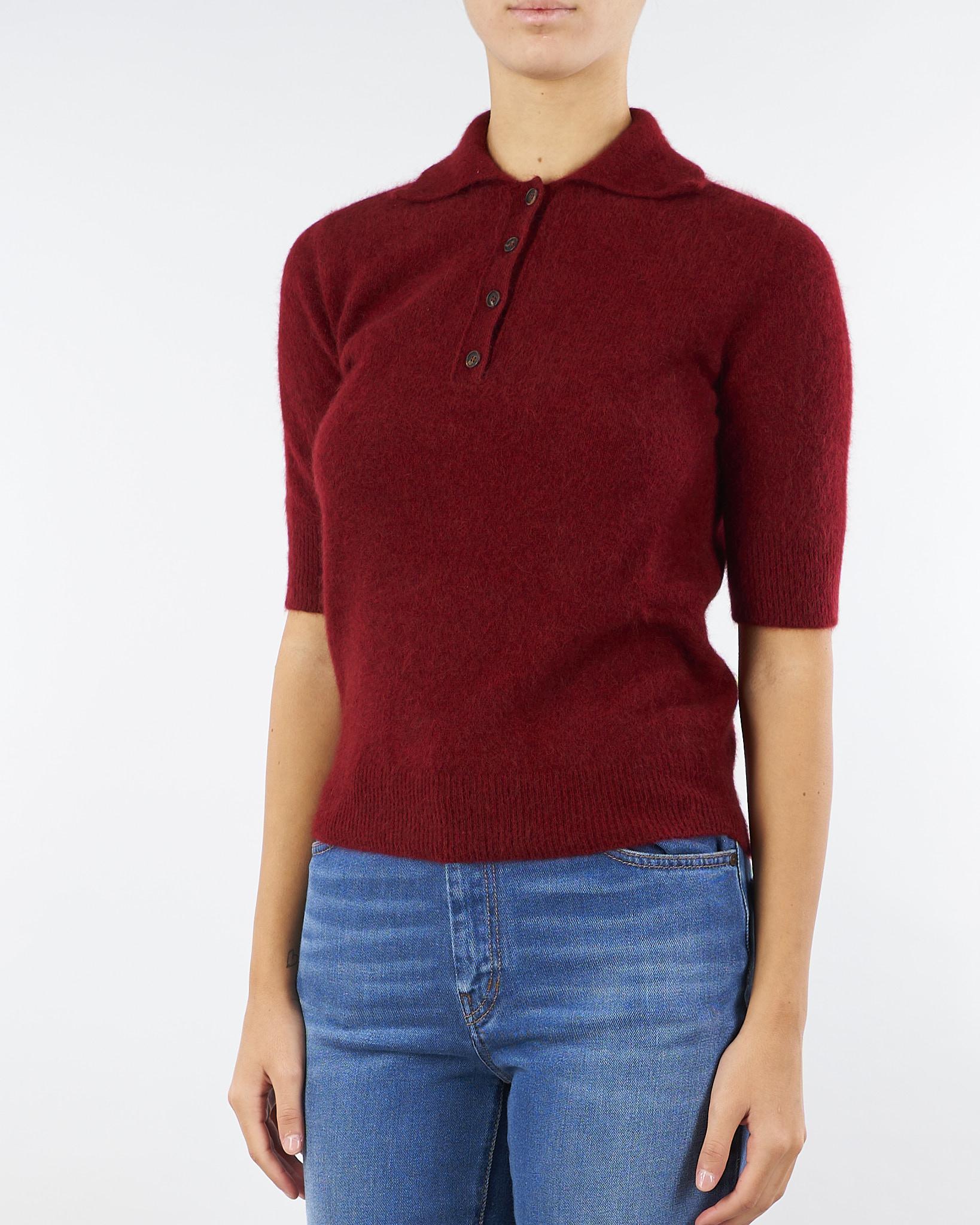 Polo Bordeaux in Raccoon V56800 85 VANISE' 