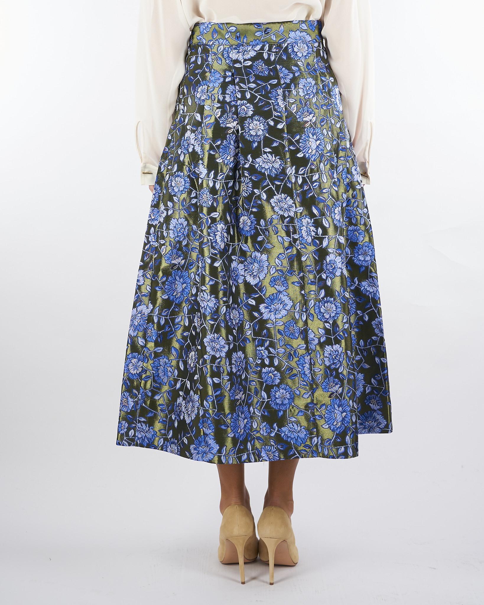 Gonna Verde-Blu a fantasia GIN 2238 NENETTE 