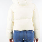 Piumino Milk in velluto con cappuccio PI82D56E2 DZ9 ELISABETTA FRANCHI 