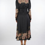 Abito Chemisier Nero con fantasia TP2043 12742 TWIN SET 