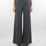 Pantaloni Antracite ampi in maglia ADAM 5 PENNY BLACK 